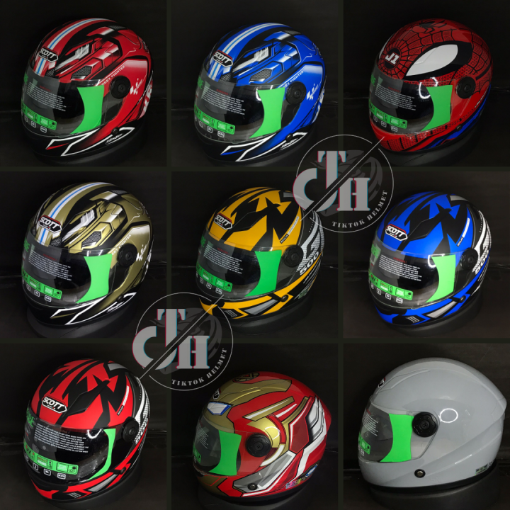 Helm Full Face Anak Scott / FULLFACE helm full face anak anak cowok