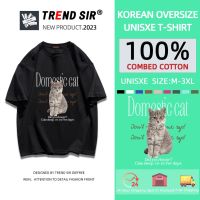 ✗☽◎ 2002 พร้อมส่ง?เสื้อยืด oversize cotton 100 เสื้อยืดคอกลม เสื้อยืดผู้หญิงสาวลายการ์ตูนน่ารักโอเวอร์ไซส์ มี9สี M-3XL