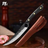 Handmade Forged Stainless Steel Kitchen Knife Fish Sushi Knives Boning Knife Sculpture Cleaver Fruit Vegetables Cutting Tool