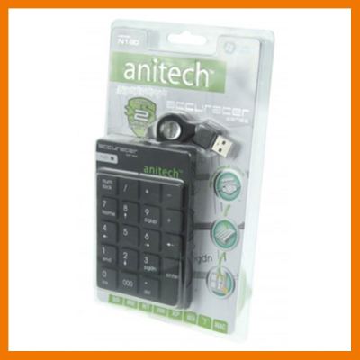 HOT!!ลดราคา Anitech N180 NumberPad ##ที่ชาร์จ แท็บเล็ต ไร้สาย เสียง หูฟัง เคส Airpodss ลำโพง Wireless Bluetooth โทรศัพท์ USB ปลั๊ก เมาท์ HDMI สายคอมพิวเตอร์
