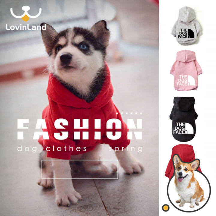 Lovinland] Áo Hoodie Thời Trang Cho Thú Cưng Quần Áo Mùa Đông Cho Thú Cưng  Áo Khoác Cotton Ropa Perro Quần Áo Chó Bulldog Pháp Cho Chó Mèo Quần Áo Thú  Cưng |