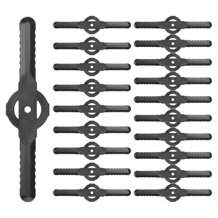 20Pcs Plastic Grass Trimmer Blades Lawn Mower Blade Cordless Trimmer