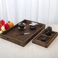 Large Nesting Serving Tray with Handles Decorative Trays for Breakfast, Coffee Table, Food, Desk Organizer, Drawer High quality