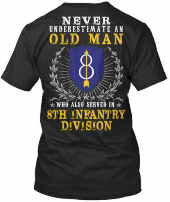8Th Infantry Division United States Never Underestimate An Premium Tshirt