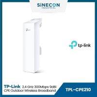 มีบริการส่งด่วนภายในวัน - TP-Link รุ่น CPE210 ตัวกระจายสัญญาณไร้สาย แบบ 2.4 GHz 300Mbps 9dBi Outdoor CPE By Sinecon