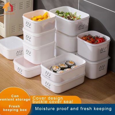 กล่องเก็บอาหารในตู้เย็นกล่องเก็บอาหารเกรดย่อยบรรจุกล่องกล่องอาหารกลางวันเข้าเตาไมโครเวฟได้700-1400มล.