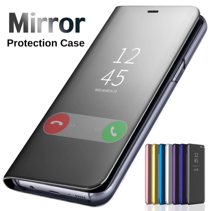 For Xiaomi Redmi Note 12 Pro Plus 5G Flip Case Smart Mirror