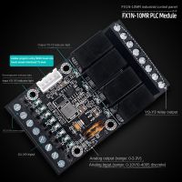 1 Set Delay Module Relay Module FX1N-10MR PLC Industrial Control Board+Case Analog Input/Output Programmable