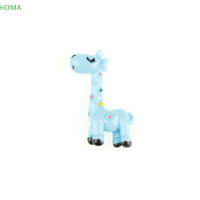 ?【Lowest price】HOMA 1PC miniatures DIY น่ารักยีราฟสวน figurines Micro Landscape Garden Decor