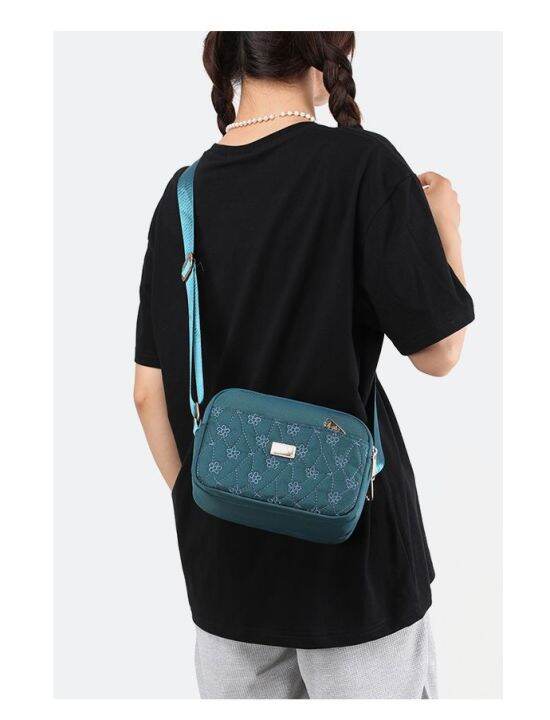 adshopp-กระเป๋าสะพาย-crossbody-ผ้าไนล่อน-กันน้ำ-ซิปหลายช่อง-จุของได้เยอะ