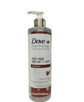 *SALE* DOVE โดฟ แฮร์ เทอราพี โปร-เอจ ออล-อิน-วัน แคร์ แชมพูสระผม 380มล. Exp27/04/26 *รายละเอียดด้านใน*