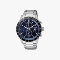 [ประกันร้าน] CITIZEN นาฬิกาข้อมือผู้ชาย รุ่น AN3600-59L AQ Chronograph Mens Quartz Blue Dial Silver