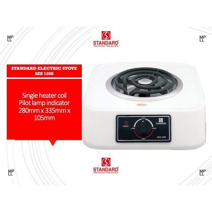 ♡STANDARD ELECTRIC STOVE SES 1200 Lazada PH