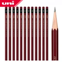 12Pcs UNI ทดสอบความแข็งพิเศษดินสอ1887 Log Drawing Sketch Art ดินสอความปลอดภัยปลอดสารพิษทั้งหมด17ข้อมูลจำเพาะ Optional