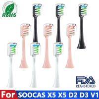 ♞ 9PCS Replacement Brush Heads For Xiaomi SOOCAS V1 V2 X3 X3U X5 D2 D3 SOOCARE Sonic Electric Toothbrush Head Soft Bristle