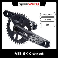 RACEWORK MTB GX Crankset นกอินทรีฟัน1112ความเร็วจักรยานเสือภูเขา170มิลลิเมตรหมุน36ครั้ง Chainring กับ BB68