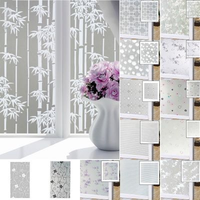 Frosted Glass Opaque Window Privacy Film Bedroom Sticker Adhesive 45x100cm
