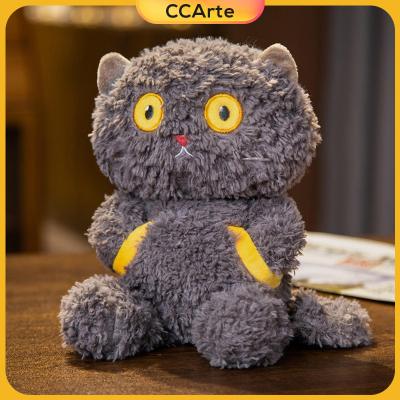 CCArte ยัดไส้ของเล่นสัตว์เปลี่ยนใบหน้าแมวตุ๊กตาหนานุ่มสำหรับเด็กเด็กชายเด็กหญิงเด็ก