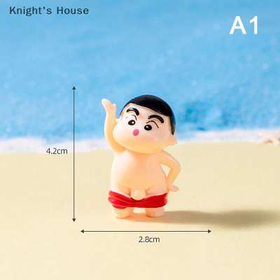 Knights House อุปกรณ์ตกแต่งบ้านตุ๊กตาสำหรับตกแต่งสวนรูปตัวการ์ตูนน่ารักรูปปั้นขนาดเล็กภูมิทัศน์ไมโคร