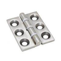 Industrial Equipment Cabinet Door Mute Hinge 304 Stainless Steel Load-bearing Thickened With Damping Hinge 80x65