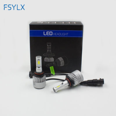2021FSYLX 9012 Car LED Headlight Bulb Kit 72W 8000lm Auto Front Light 9012 hir2 Fog Light Bulbs 6500K led light sourcing cob