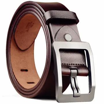 3.2cm Logo Leather Belt
