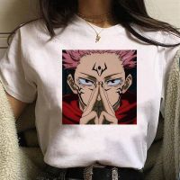 Jujutsu Kaisen เสื้อการ์ตูนผู้หญิง,เสื้อยืดการ์ตูนอะนิเมะผู้หญิงเสื้อผ้าแนวสตรีทตลกๆญี่ปุ่น