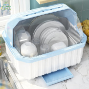 KS Kitchen cupboard storage box with lid tableware dishes household