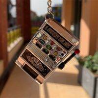 【VV】 Keychain with Small Casino Pendant Jackpot Keychains Gifts