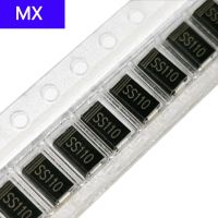 จัดส่งฟรี SMA Fast Rectifier Schottky Diodos 100 ชิ้น / ล็อต US1M RS1M SS110 SS24 SS14 DO-214AC Smd ส่วนประกอบไดโอด smd