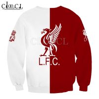 HX Liverpool Jersey เสื้อลิเวอร์พูล 3D การพิมพ์ แฟชั่นลำลองเสื้อกีฬาแขนยาว เสื้อโค้ท