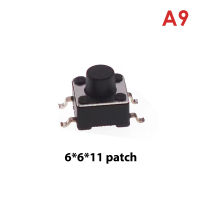 Sun 20pcs PUSH button SWITCH DIP Light TOUCH SWITCH 6*6*4-13mm The Power SWITCH 4Pin