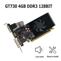 Gt730คอมพิวเตอร์ Ddr3 Pci-express2.0ขนาด16X4Gb การ์ดจอ128บิตการ์ดจอแล็ปท็อป Vga Dvi ที่รองรับ Hd