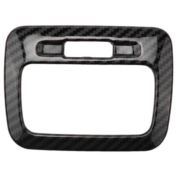 car-carbon-fiber-abs-interior-head-reading-light-lamp-frame-cover-trim-fit-for-mitsubishi-xpander-2022-2023