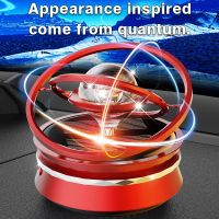 Solar Magnetic tation Alloy Car Rotating Creative Ornaments Car Decoration Solar System Planet Perfume Holder Accessories