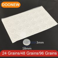 Silicone Rubber Pads Noisy Cabinet Bumper Self-Adhesive Door Stops Damper Hidden Cushion Various Sizes 24 to 96 Grains Thickness