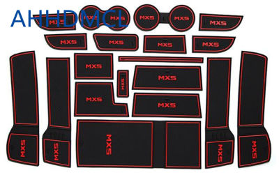 รถ Anti-Dirty Pad ประตู Groove Gate Slot ถ้วย Armrest Storage Pad Anti-Slip Mat สำหรับ Dongfeng Cefiro MX5