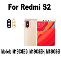 2PCS Original New For Suitable For Xiaomi Redmi S2 Back Camera Glass Rear  With Glue Sticker Adhesive