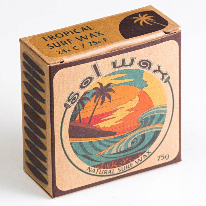 Sol Wax Surf Wax Surfing/Surfboard Wax Natural/Biodegradable