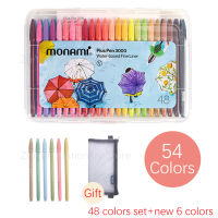 Monami Plus Pen 3000 Color Gel Pen Fiber Tip Korean Stationery Art Markers Diary DIY Supplies Gift Writing Drawing