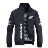 Honda Car Logo Printed Jacket 2021 new Honda Mens Coats Clothing Fashion Harajuku Mens Business Jacket Motorcycle Bike Jacket