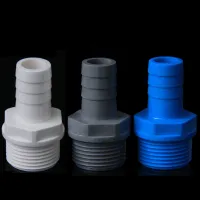 8mm 10mm 12mm 16mm OD Hose Barb x 1/2" 3/4" BSP Male Thread PVC Tube Joint Pipe Fitting Coupler Adapter Water Connector Valves