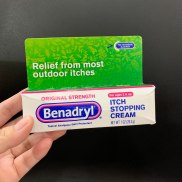 Kem thoa côn trùng cắn, viêm đỏ da Benadryl Itch Stopping Cream