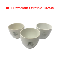 HCT Porcelain Crucible 102/45 ถ้วยเผา อุณหภูมิสูง  จำนวน 1 ใบ