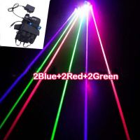 ✑☞ RGB Laser Glove For Stage Show Party With Multi-color Mix (2pcs Red 3pcs Green 2pcs Purple) DJ Performance Props