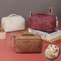 Storage Bag Bag Female Storage Make Up Cases Makeup Bag Embossed Floral Pattern Cosmetic Bag Cosmetic Bag