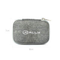 กระเป๋าที่เก็บดิจิตอล JCALLY หัวเข็มขัดกระเป๋าเก็บของกล่องหูฟัง EVA สิ่งประดิษฐ์แบบมีสายขนาดเล็กมินิของกระจุกกระจิกสำหรับเดินทางที่สะดวก