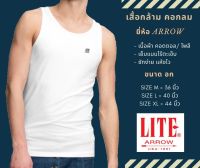 ARROW LITE By Be4-Denim เสื้อกล้ามคอกลม สีขาว