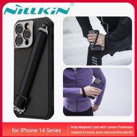 Nillkin เคส เคสโทรศัพท์ Apple iPhone 14 Pro Max Plus Case Strap MagSafe Casing with Camera Protection