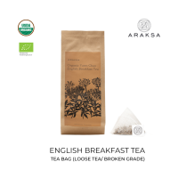 Araksa ชาอิงลิช เบรกฟาสต์ ออร์แกนิคแบบบรรจุถุงชา 10 ถุง /แบบตักชง 40 และ 80g Araksa Organic English Breakfast Tea 10 tea bag/ 40 &amp; 80g